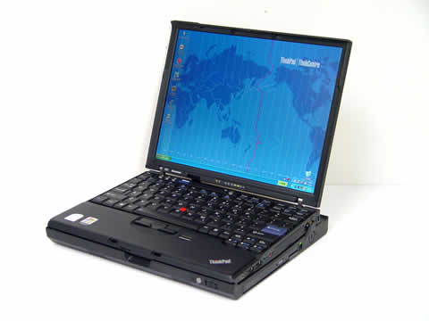 モバイルパソコン IBM Thinkpad X61 (7675-A51) 英語キーボード DVD-ROM付